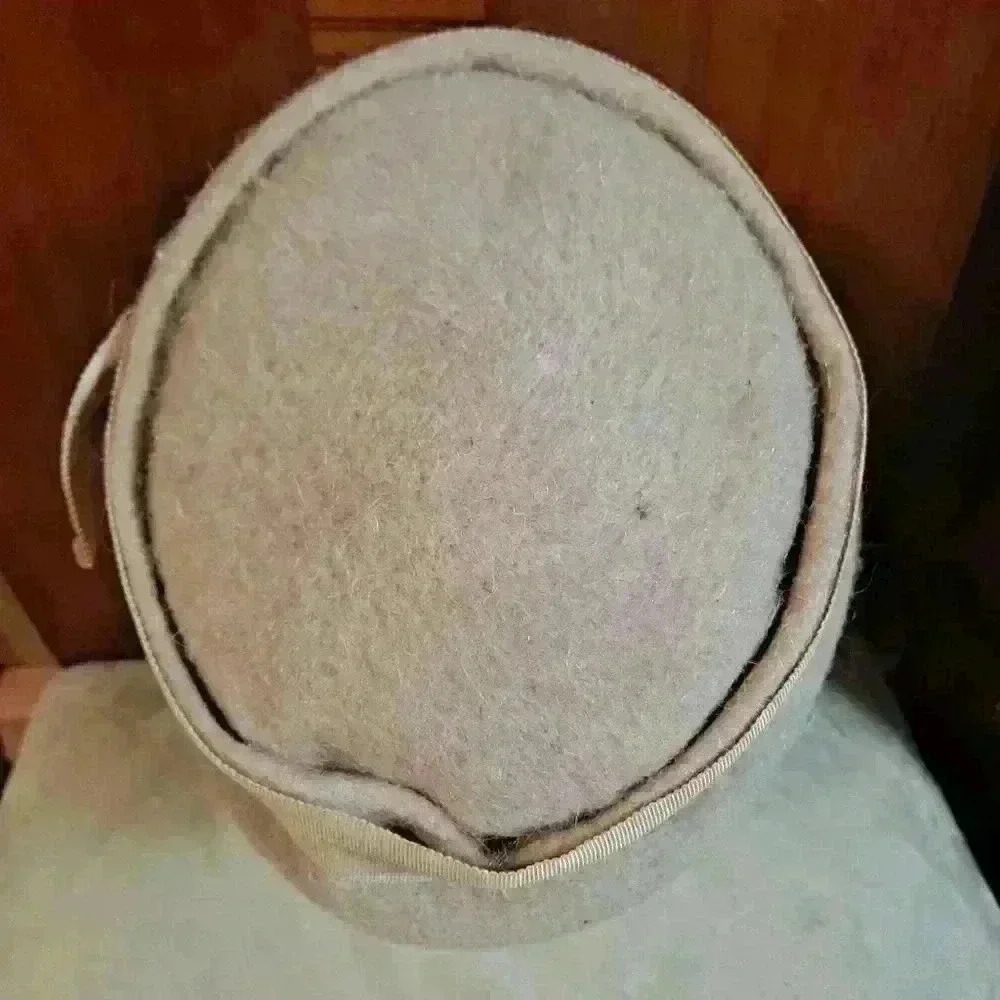 Vintage Women's Ladies Brushed Felt Hat‎ Bow - Picture 3 of 7